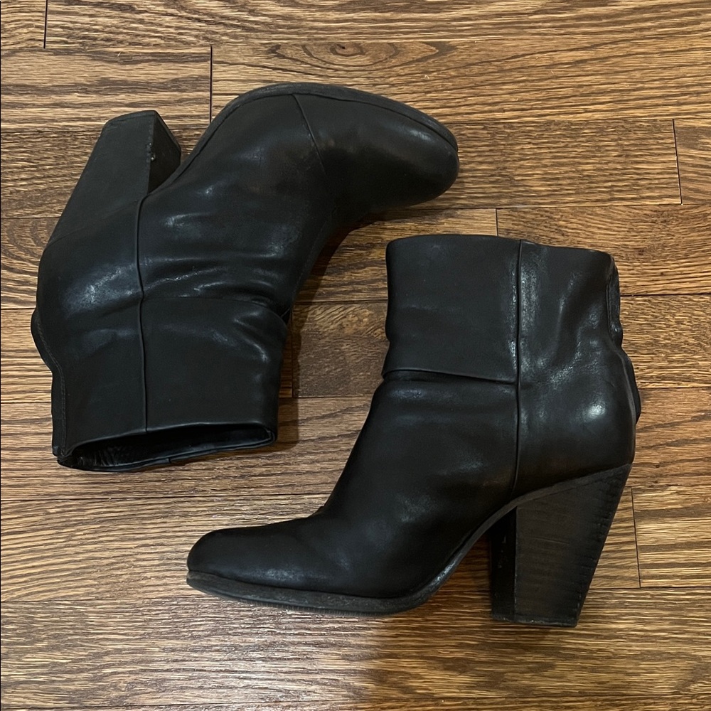 rag & bone Black Ankle Booties